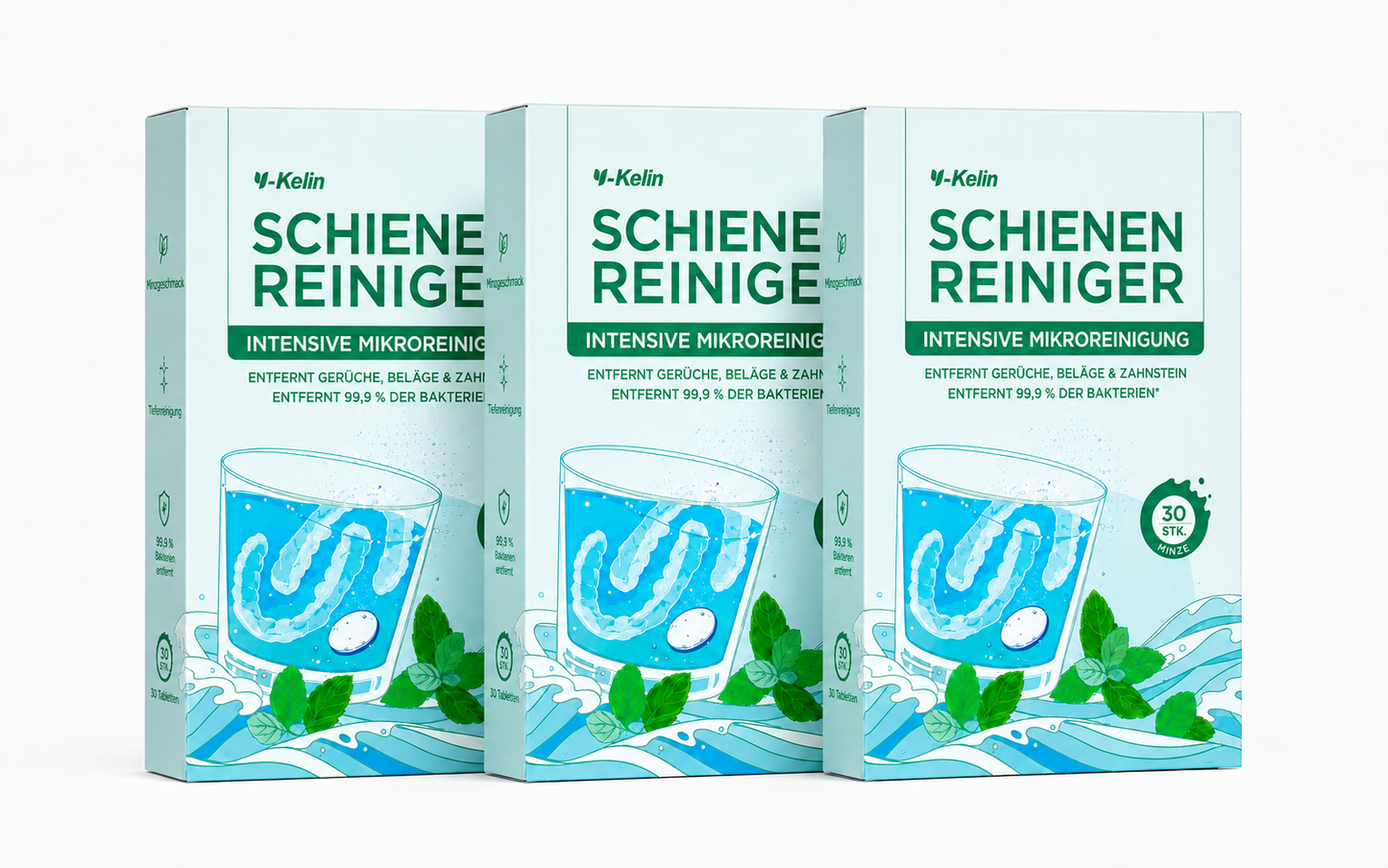Reinigungstabletten – 3er-Vorrat